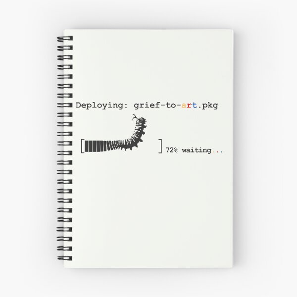 Item preview, Deploying: grief-to-art.pkg | Dark Ink designed and sold by EntangledRhyme.