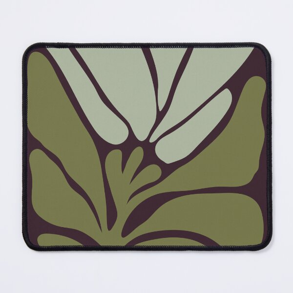 Item preview, Floral Forms 05 | Dark Plum Sage Green Minimalist Abstract Botanicals designed and sold by MarleneCanto.
