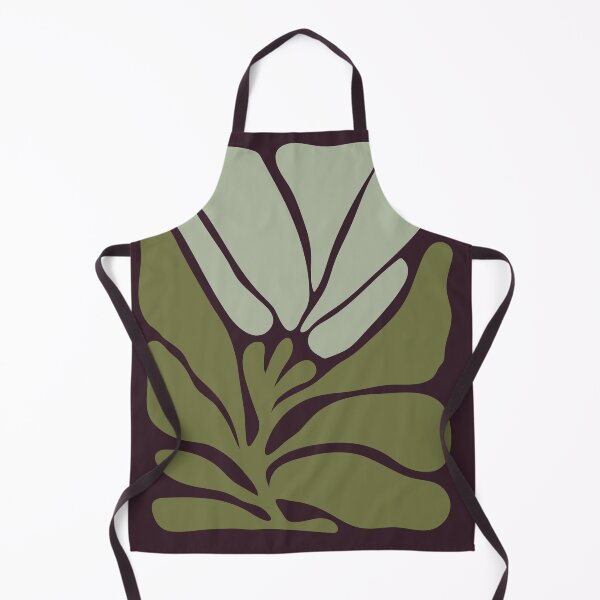 Item preview, Floral Forms 05 | Dark Plum Sage Green Minimalist Abstract Botanicals designed and sold by MarleneCanto.
