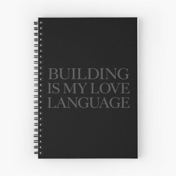 Item preview,  Building is My Love Language Mark Saying designed and sold by mareix.