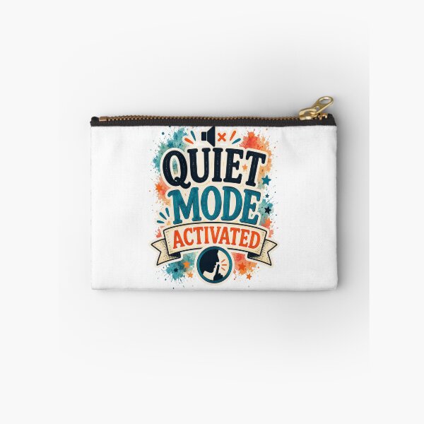 Item preview, Quiet Mode Activated Funny Introvert Social Battery Humor Design designed and sold by MarselArt.