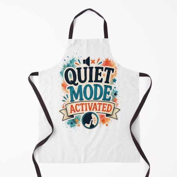 Item preview, Quiet Mode Activated Funny Introvert Social Battery Humor Design designed and sold by MarselArt.