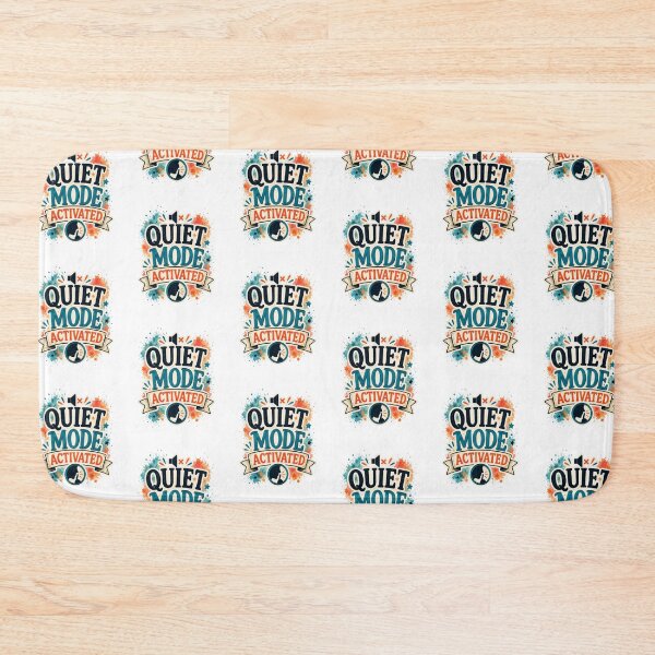 Item preview, Quiet Mode Activated Funny Introvert Social Battery Humor Design designed and sold by MarselArt.