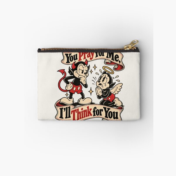 Item preview, You Pray for Me, I’ll Think for You – Funny Vintage 1930s Cartoon T-Shirt designed and sold by Preston Meyers Designs.