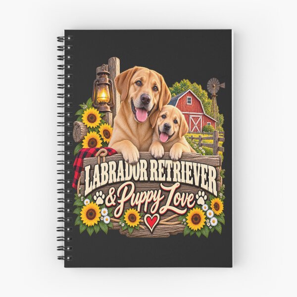 Artikelvorschau, Labrador Retriever & Welpenliebe entworfen und verkauft von PawPlanetPro.