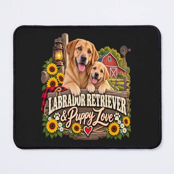 Item preview, Labrador Retriever & Puppy Love designed and sold by PawPlanetPro.