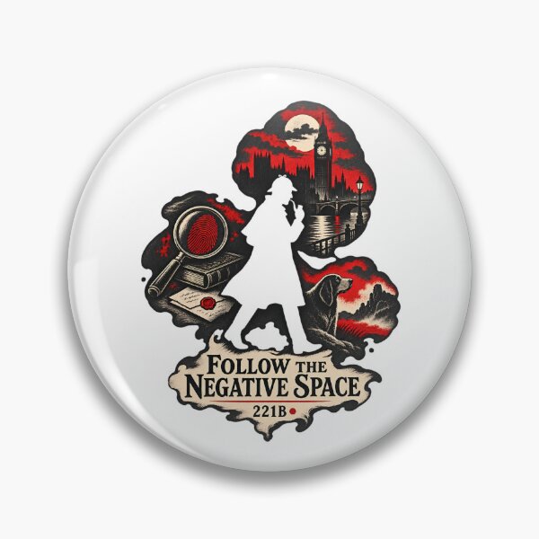 Item preview, Sherlock Holmes: Follow the Negative Space designed and sold by Fenay Designs.
