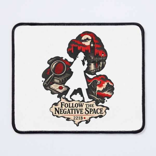 Item preview, Sherlock Holmes: Follow the Negative Space designed and sold by Fenay Designs.