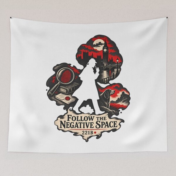 Item preview, Sherlock Holmes: Follow the Negative Space designed and sold by Fenay Designs.