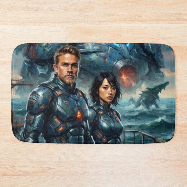 Item preview, Pacific Rim Jaeger Ocean Defense Fine Art Tribute designed and sold by Art's Diner.