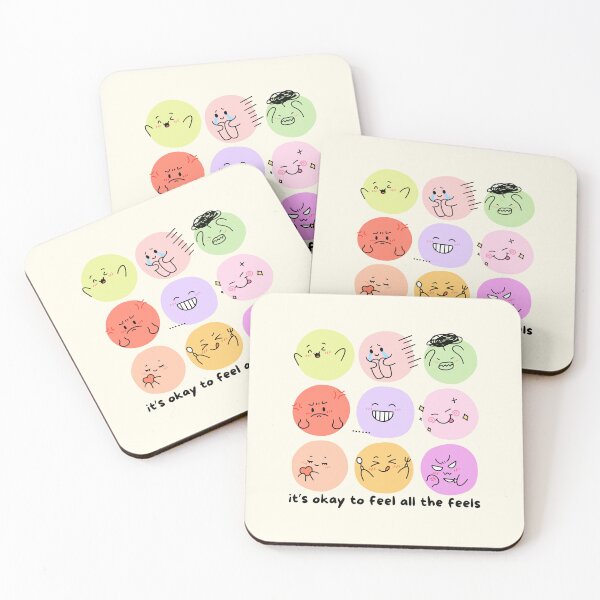 Item preview, It's Okay To Feel All The Feels designed and sold by PeachyLitchi.