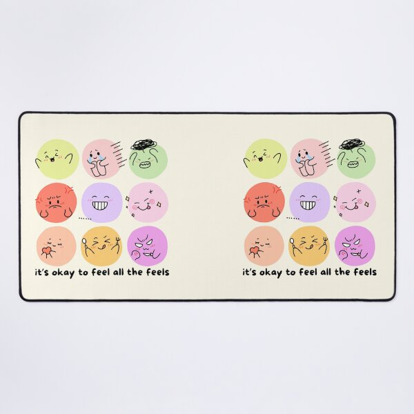 Item preview, It's Okay To Feel All The Feels designed and sold by PeachyLitchi.