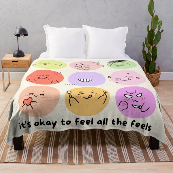 Item preview, It's Okay To Feel All The Feels designed and sold by PeachyLitchi.