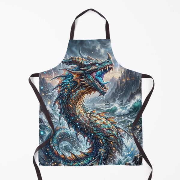 Item preview, Leviathan - Epic Sea Dragon Fantasy Art designed and sold by Lucid Dream Pixel.