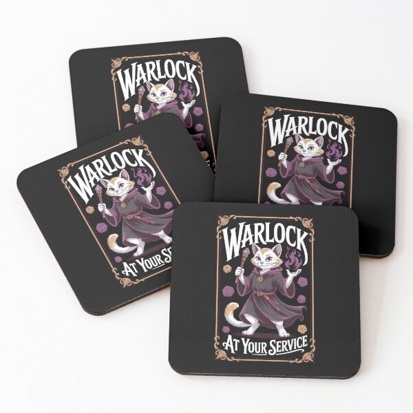 Item preview, Warlock RPG class cat warlock designed and sold by Boardgameo.