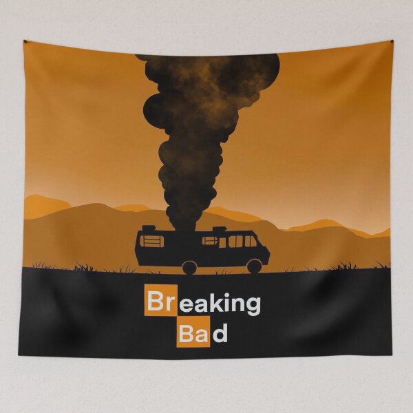 Item preview, Breaking Bad RV Smoke Desert Poster designed and sold by Frent4091.