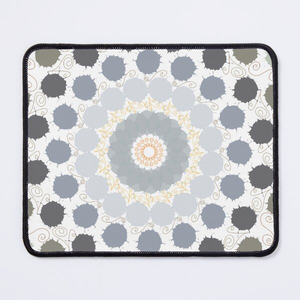 Item preview, Blue Mosaic Mandala Circular Dot Pattern designed and sold by Bywithrose instant studio.