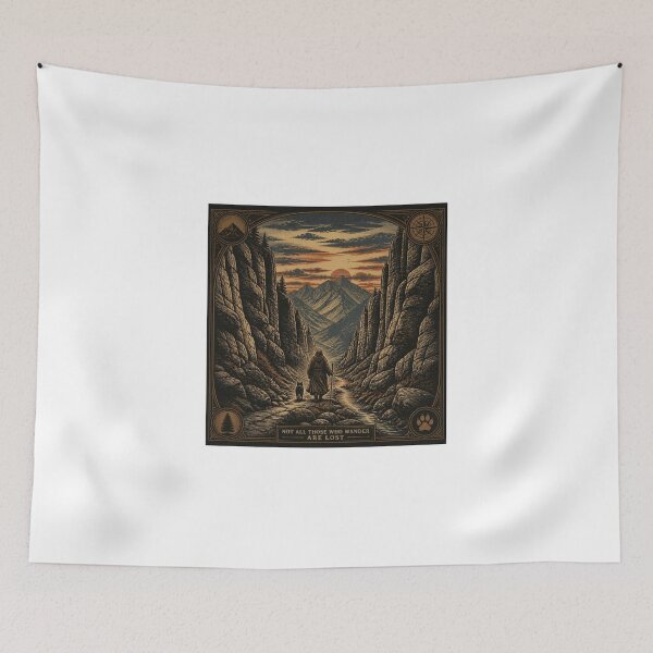 Item preview, ArtVintageMountainWanderer designed and sold by Artrendzs.