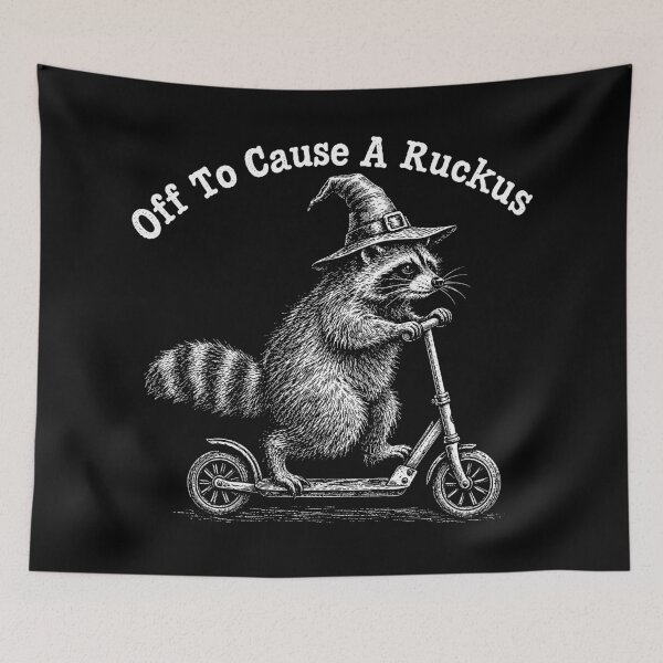 Item preview, off to cause a ruckus  designed and sold by abby-thorns.