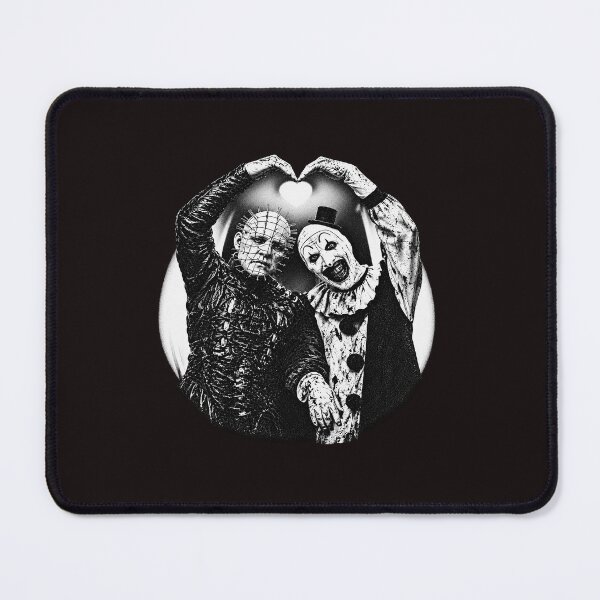 Item preview, Pinhead And Art The Clown Heart Sign Horror Mashup designed and sold by DYALEEZ-XCR.