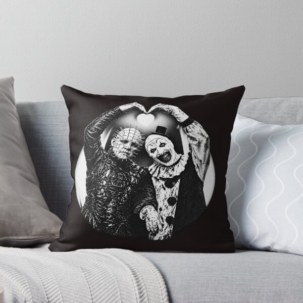 Item preview, Pinhead And Art The Clown Heart Sign Horror Mashup designed and sold by DYALEEZ-XCR.