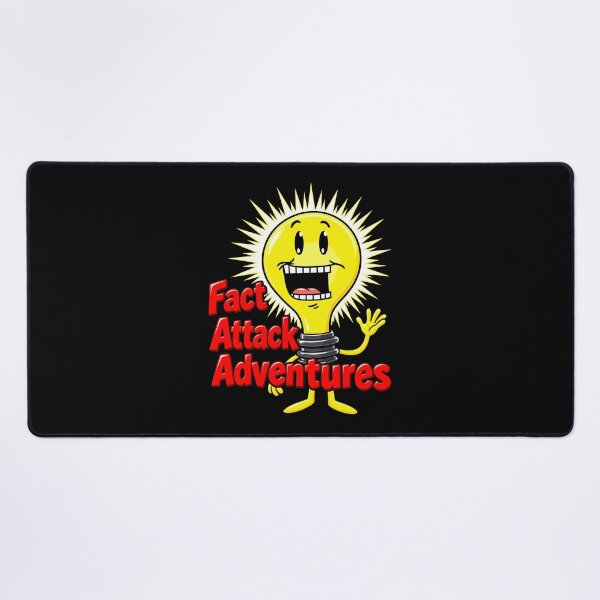 Item preview, Funny Fact Attack Adventures Light Bulb designed and sold by mareix.
