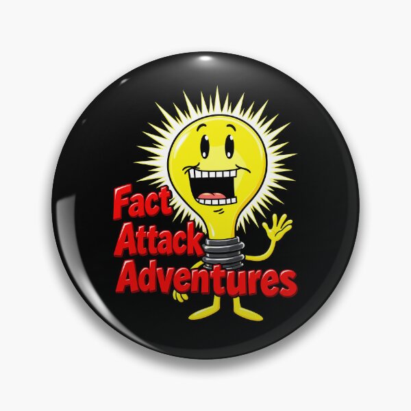 Item preview, Funny Fact Attack Adventures Light Bulb designed and sold by mareix.