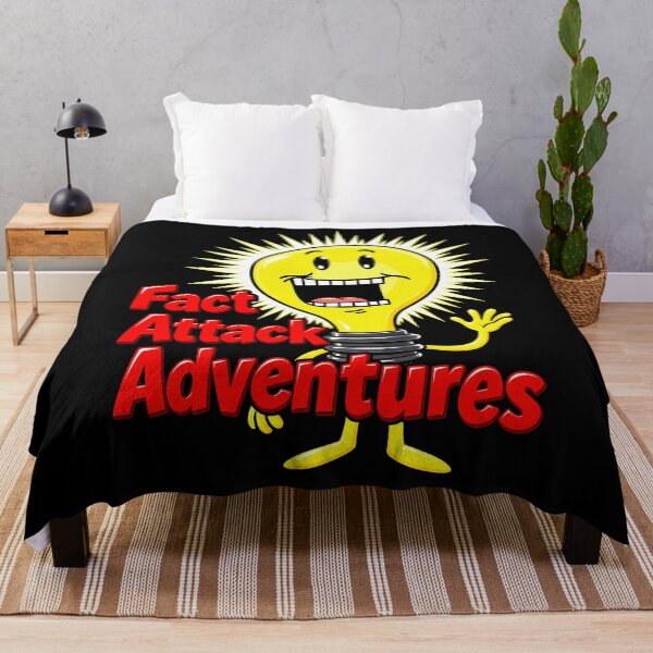 Item preview, Funny Fact Attack Adventures Light Bulb designed and sold by mareix.