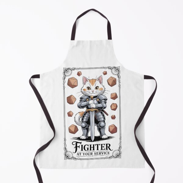 Item preview, Fighter RPG class cat fighter car warrior designed and sold by Boardgameo.