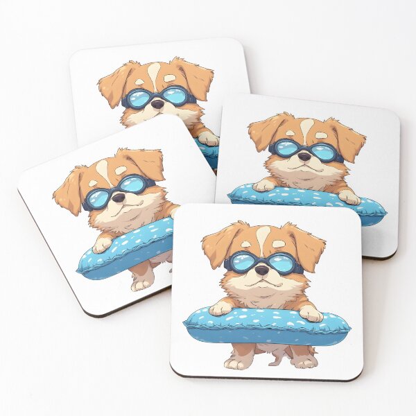 Item preview, Dog the Swimmer designed and sold by Mood Wavers.