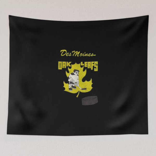 Item preview, Vintage Ice Hockey Player Golden Leaf Mascot Art designed and sold by FinnEllery.