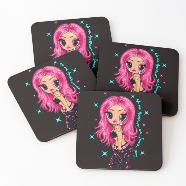 Item preview, Karol-G Inspired No Me Arrepiento De Este Trato Pink Hair Chibi designed and sold by DYALEEZ-XCR.