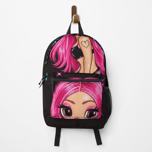 Item preview, Karol-G Inspired No Me Arrepiento De Este Trato Pink Hair Chibi designed and sold by DYALEEZ-XCR.