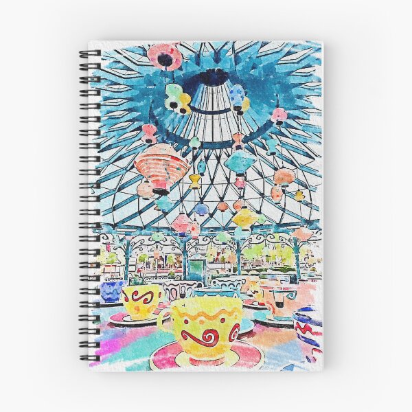 Item preview, Mad Hatter's Tea Cups Artwork — Disneyland Paris Spinning Teacups designed and sold by FoolishDreamers.