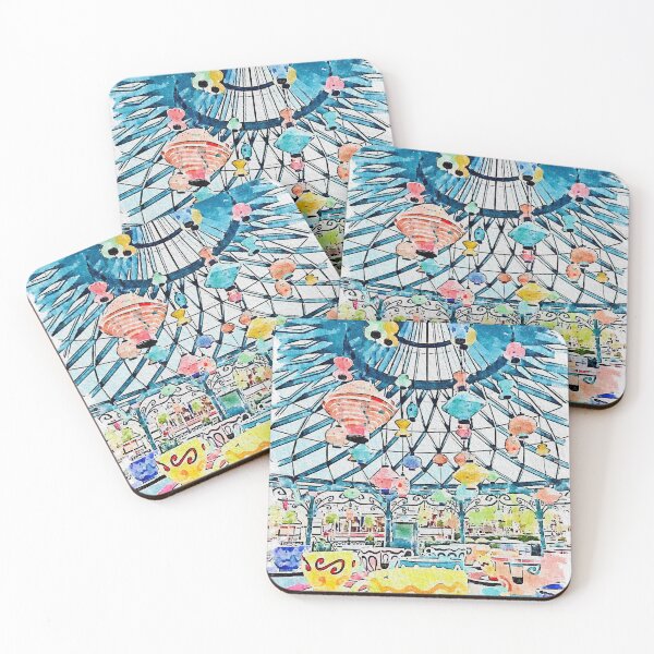 Item preview, Mad Hatter's Tea Cups Artwork — Disneyland Paris Spinning Teacups designed and sold by FoolishDreamers.