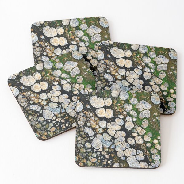Item preview, Lichen - An Acrylic Pour Painting designed and sold by KarMarieCrafts.