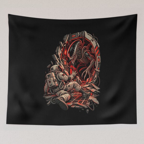 Item preview, Alien Xenomorph Space Horror designed and sold by Pandaburba.