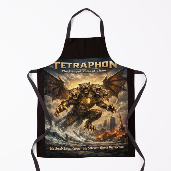 Item preview, Tetraphon — The Winged Leopard Kaiju of Chaos designed and sold by 5PalmsCreative.