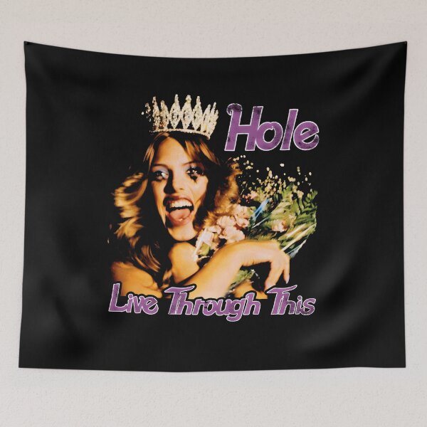 Item preview, Hole Live Through This 1994 Grunge Album Graphic designed and sold by BlitCrankMath.