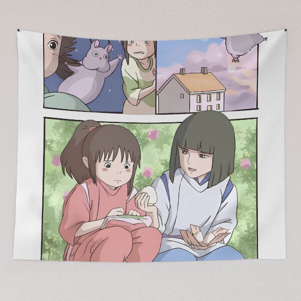 Item preview, Cute kawaii art girl [[kiki's]] eat -%[ghiblis]%- lunch aways dragon designed and sold by ceyart00.