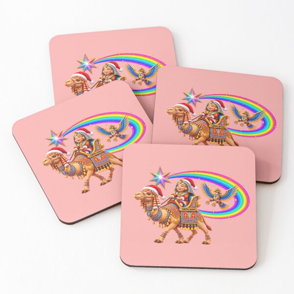 Item preview, The Pharaoh’s Rainbow Christmas Caravan – Egyptian Camel Fantasy designed and sold by NEFERSIGN.
