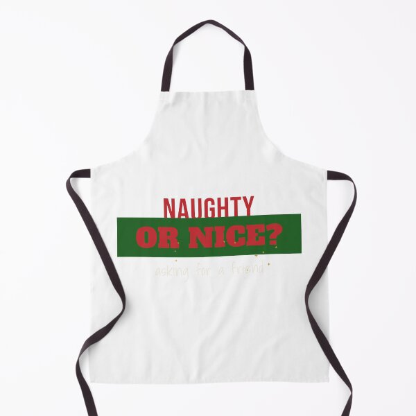Item preview, Naughty Or Nice? Christmas Shirt College Tee designed and sold by Worn and Witty.