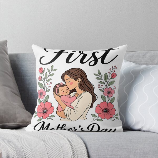 Item preview, Mother Daughter Gift, Mom and Baby Girl Gift, New Mom Gift, Motherhood Gift, Daughter Gift for Mom, Floral Mother Gift designed and sold by TeeVerse27.