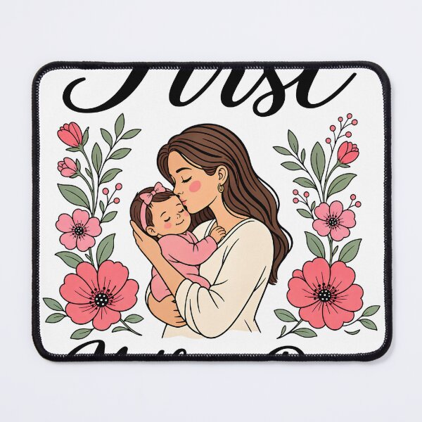 Item preview, Mother Daughter Gift, Mom and Baby Girl Gift, New Mom Gift, Motherhood Gift, Daughter Gift for Mom, Floral Mother Gift designed and sold by TeeVerse27.