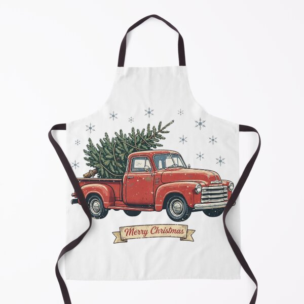 Item preview, Vintage Red Truck with Christmas Tree - Retro Merry Christmas T-Shirt designed and sold by Worn and Witty.