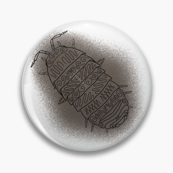 Item preview, Roly Poly Bug Line-art (Grey) designed and sold by Burnt_Pikachu.