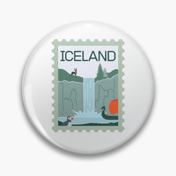 Artikelvorschau, Island – Island-Briefmarke – Lustige Geschenke für Island-Fans entworfen und verkauft von iX-Physio.