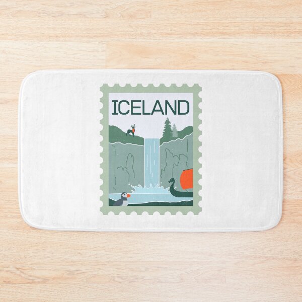 Item preview, Iceland - Iceland Stamp - Funny gifts for Iceland enthusiasts designed and sold by iX-Physio.