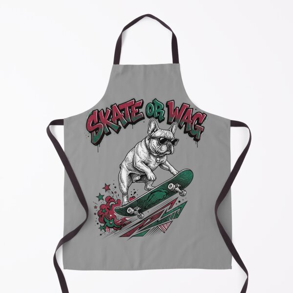 Item preview, Skate or Wag Funny Skateboard Dog designed and sold by bluel_evin.