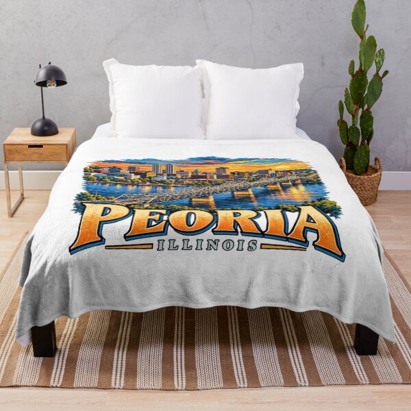 Item preview, Vintage Peoria Illinois Travel Souvenir Landmark Gift designed and sold by MichaeIRellov.